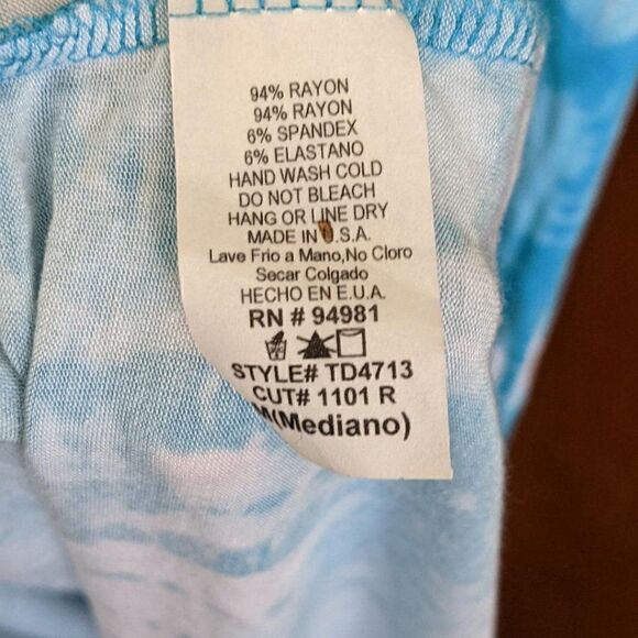 🆕NWT FOREVER 21 SKY BLUE & WHITE CUTOUT MAXI DRESS - MEDIUM - Picture 4 of 4